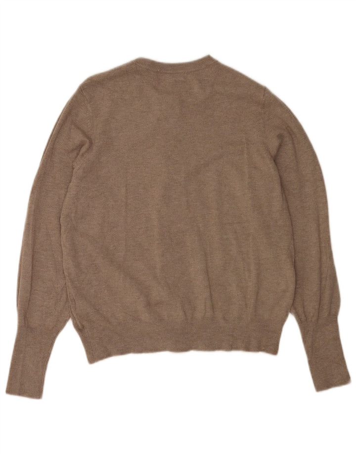 Maglione cardigan da donna Marks & Spencer UK 14 Viscosa grigio medio