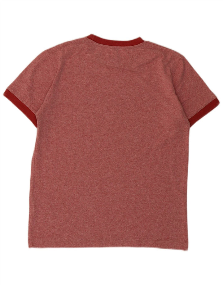 Maglietta grafica da uomo Lee Top in cotone chiazzato rosso piccolo