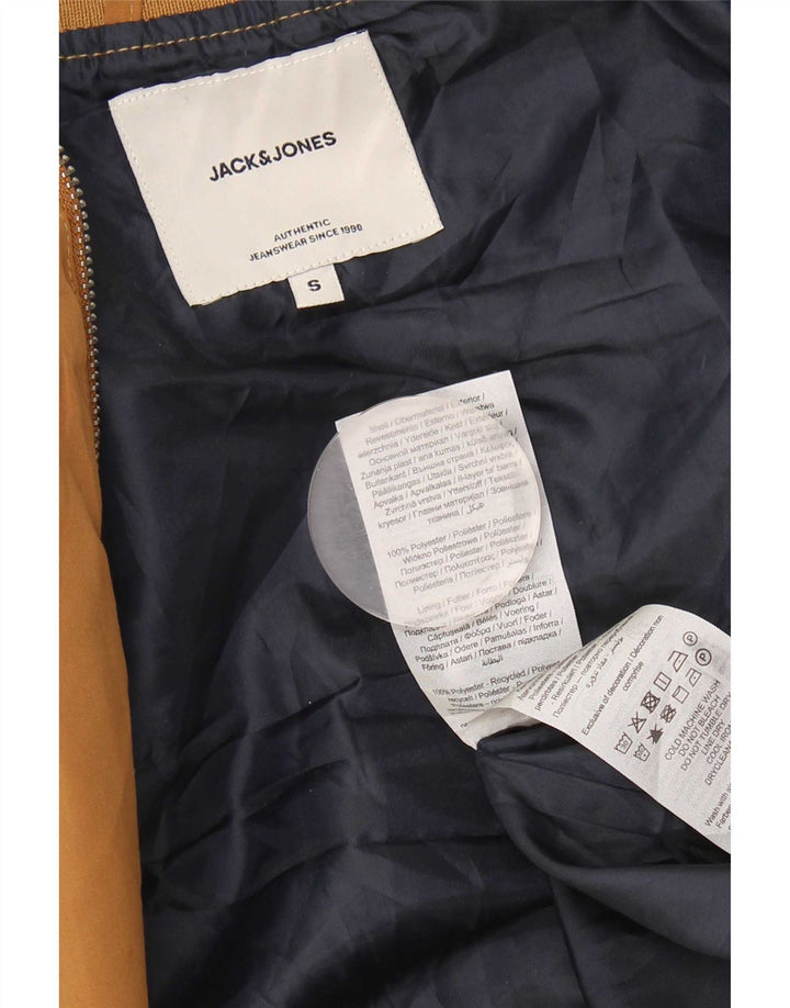 Giubbotto bomber da uomo Jack & Jones UK 36 piccolo poliestere marrone