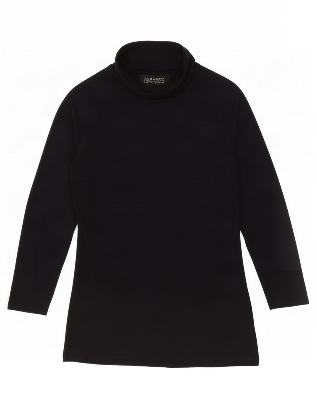 Top Zara da donna a maniche lunghe UK 10 Small Blu Navy