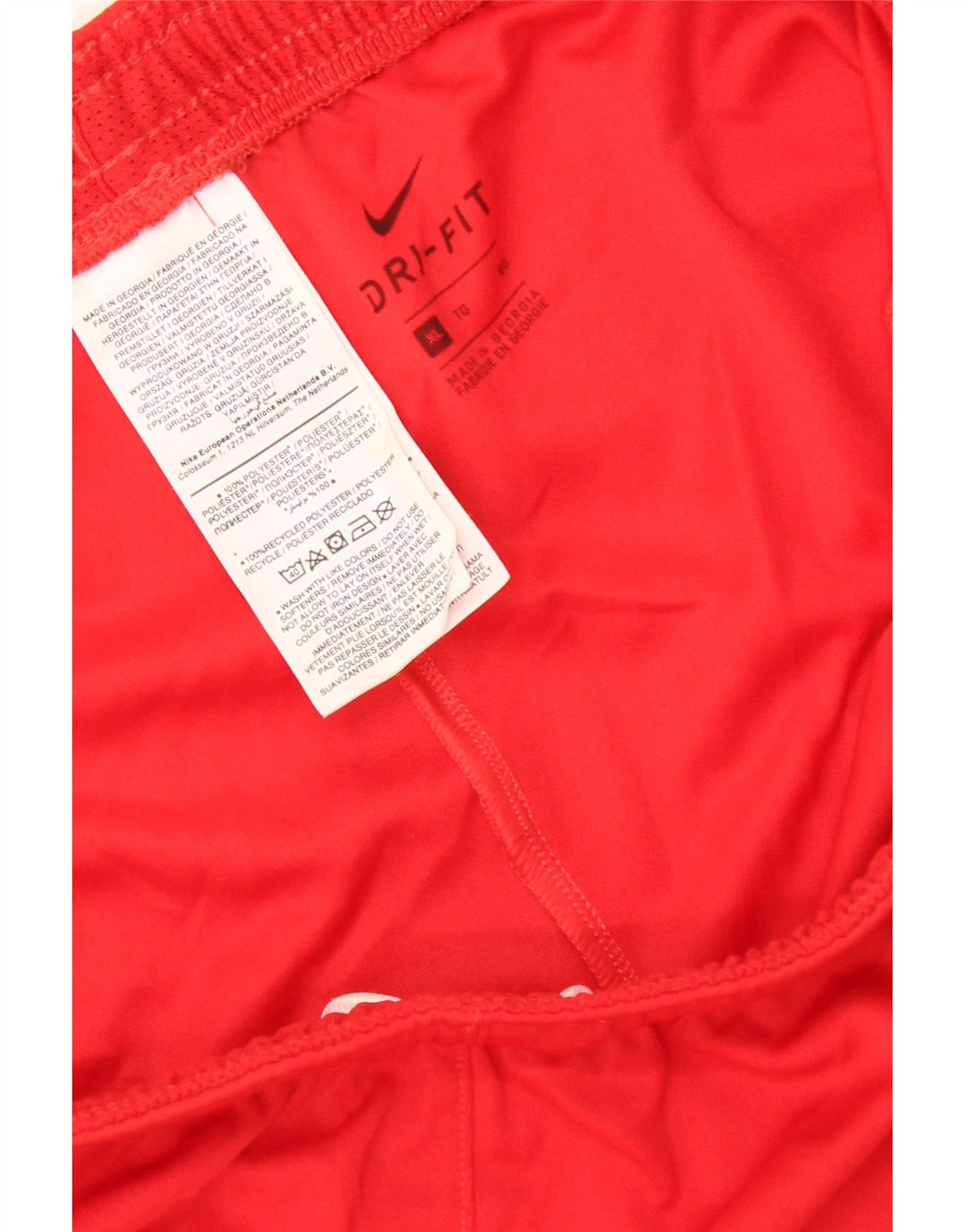Pantaloncini sportivi NIKE Dri Fit da uomo XL rosso poliestere
