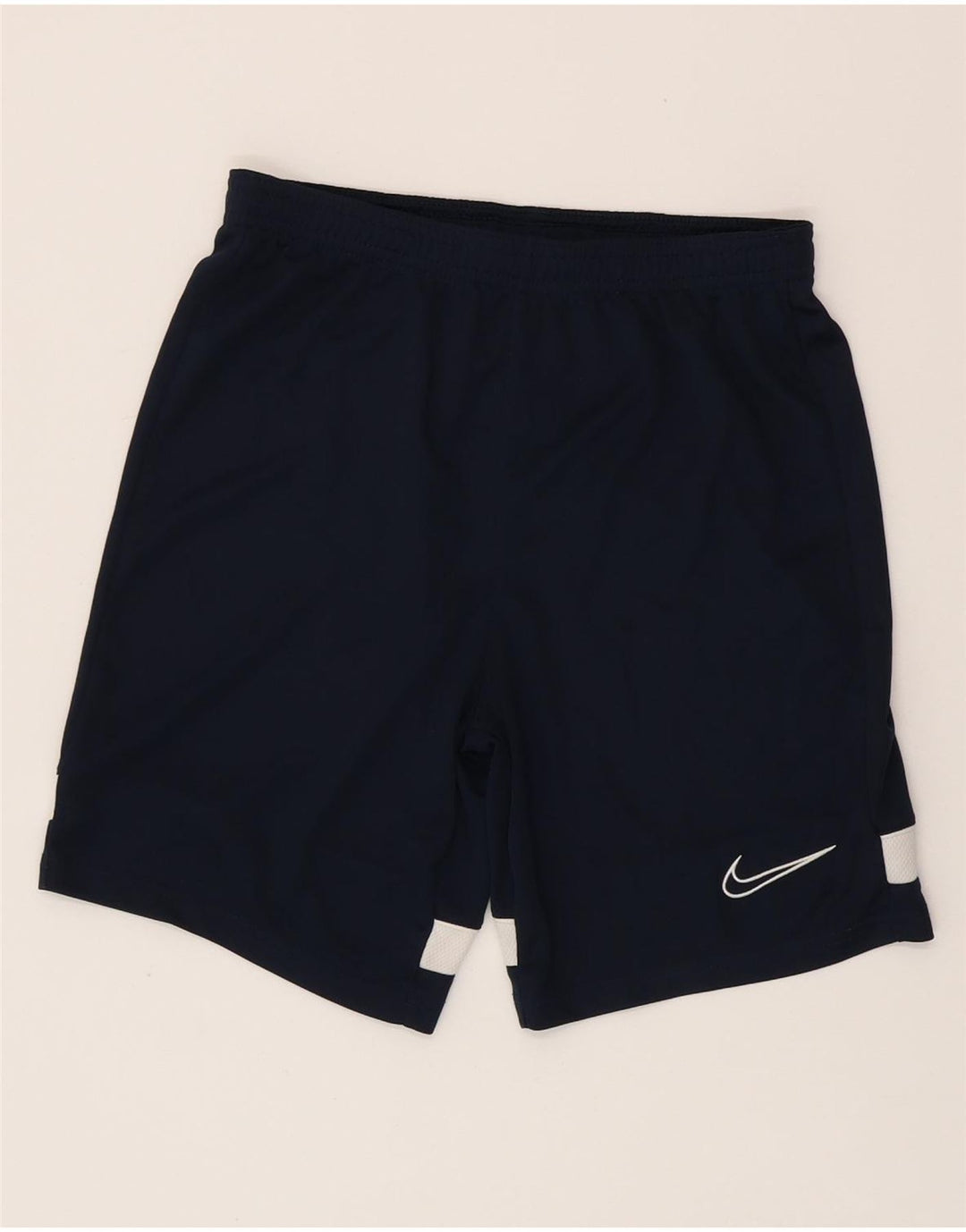 Pantaloncini sportivi NIKE da ragazzo Dri Fit 12-13 anni Large Blu Navy Colorblock