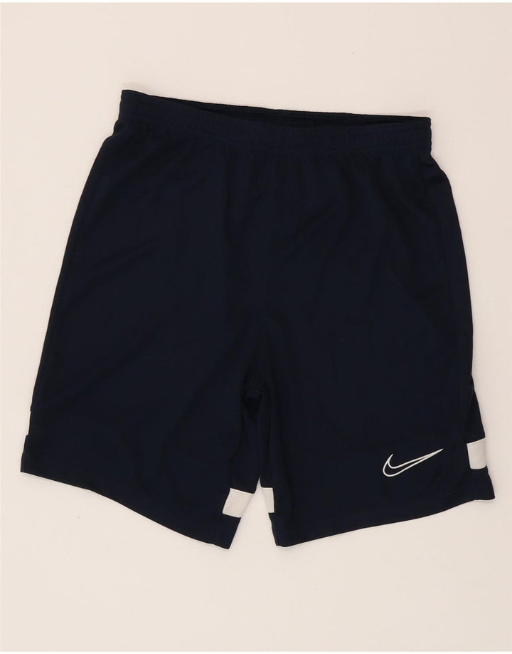 Pantaloncini sportivi NIKE da ragazzo Dri Fit 12-13 anni Large Blu Navy Colorblock