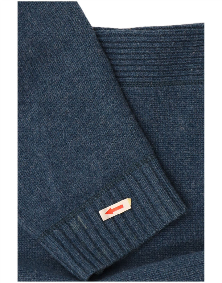 Maglione LEVI'S da uomo con scollo a V XL in lana blu