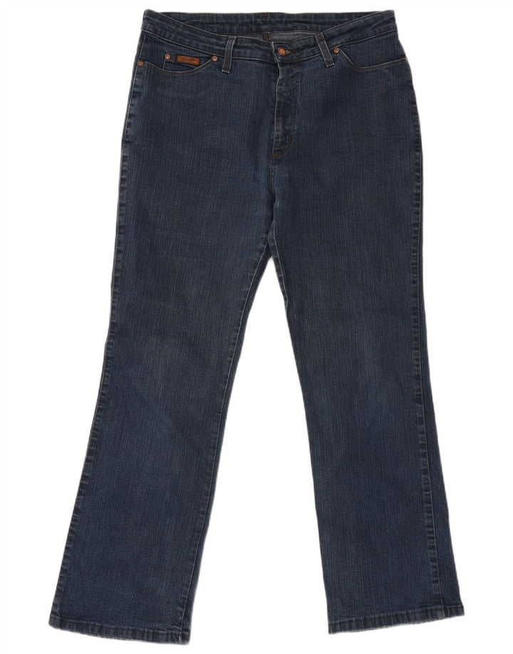 Jeans Bootcut da donna Wrangler W34 L30 cotone blu navy