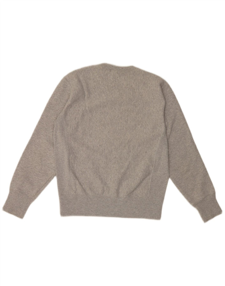 Felpa da uomo Champion in cotone grigio medio
