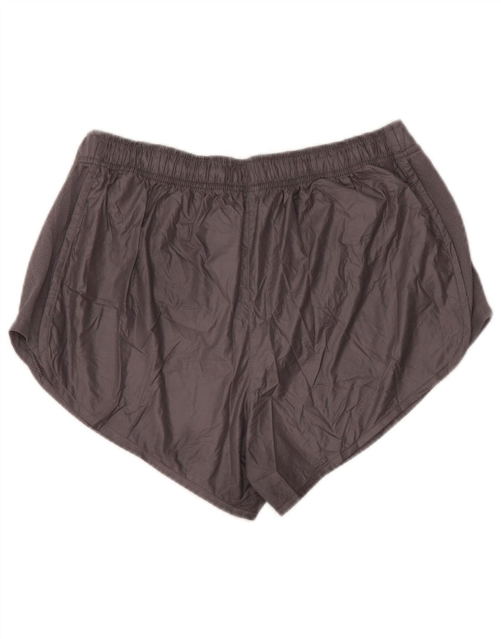 Pantaloncini sportivi NIKE Dri Fit da donna UK 14 Large Grigi