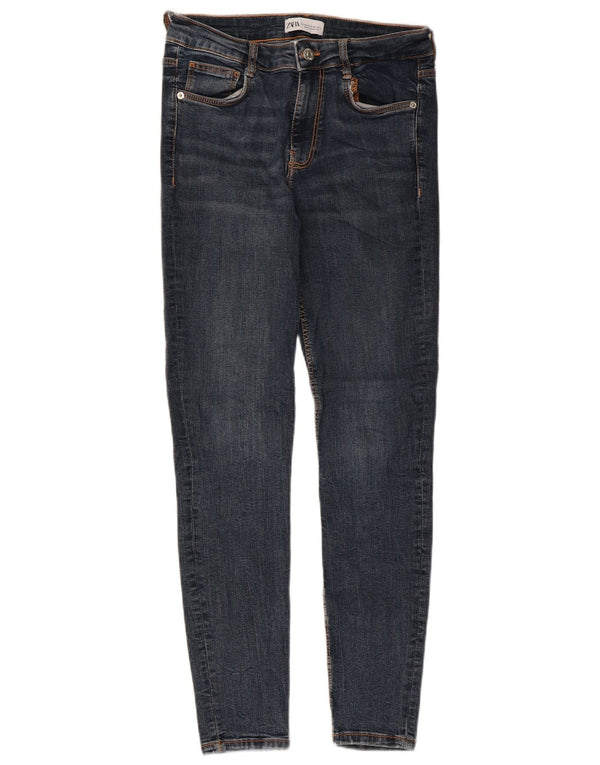 Jeans skinny da donna Zara EU 38 piccoli W28 L27 blu