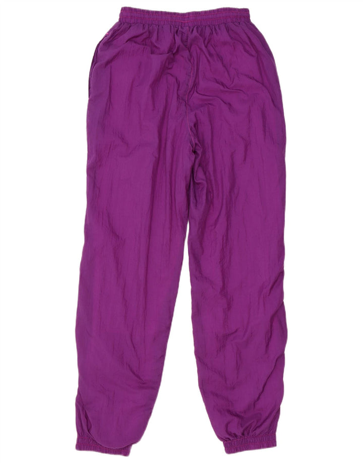 Tuta intera da donna vintage UK 12 Poliammide color block viola medio