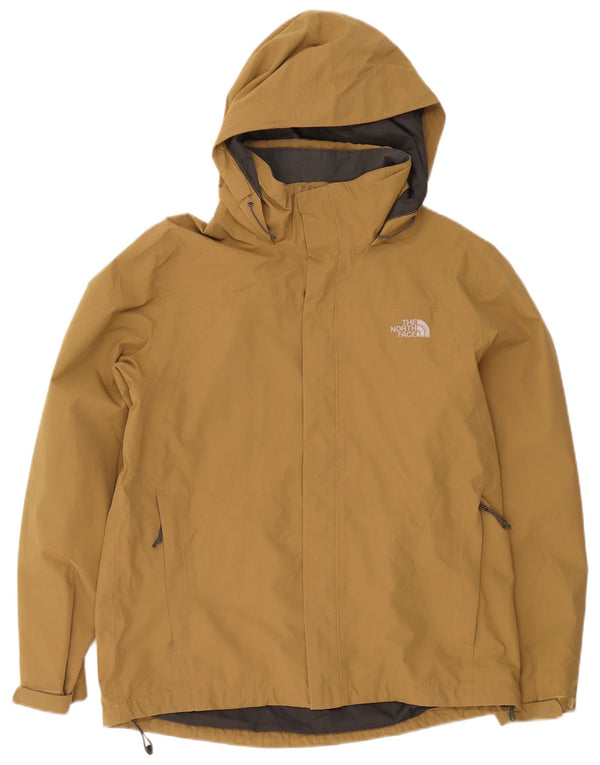 Giacca antipioggia da uomo con cappuccio The North Face UK 40 Large Marrone Poliestere