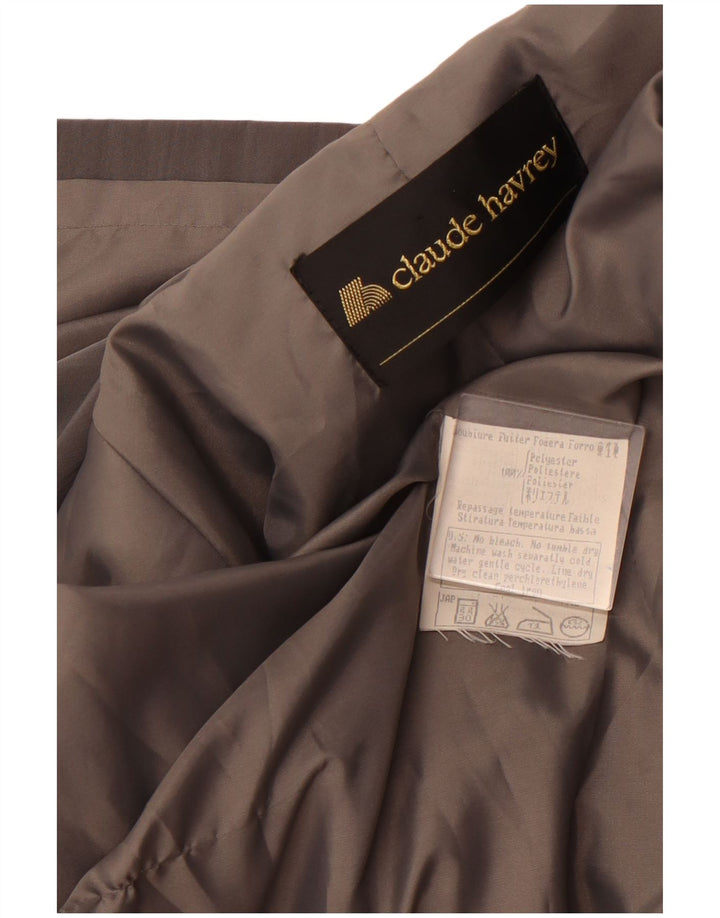 Soprabito da donna CLAUDE HAVREY UK 16 Large Grigio Poliestere