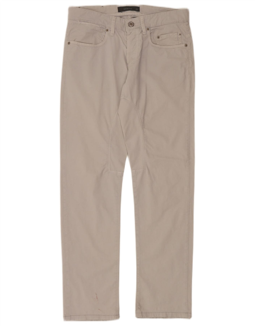 Pantaloni casual slim da uomo SIVIGLIA W32 L30 in cotone grigio