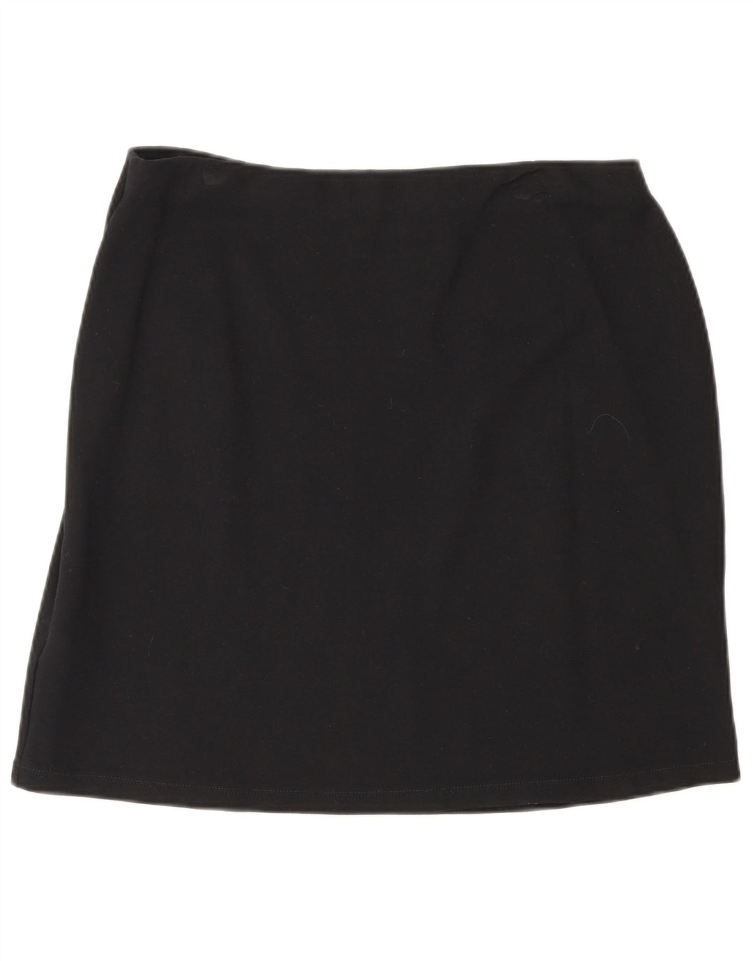 Minigonna da donna Marks & Spencer UK 14 grande W30 viscosa nera