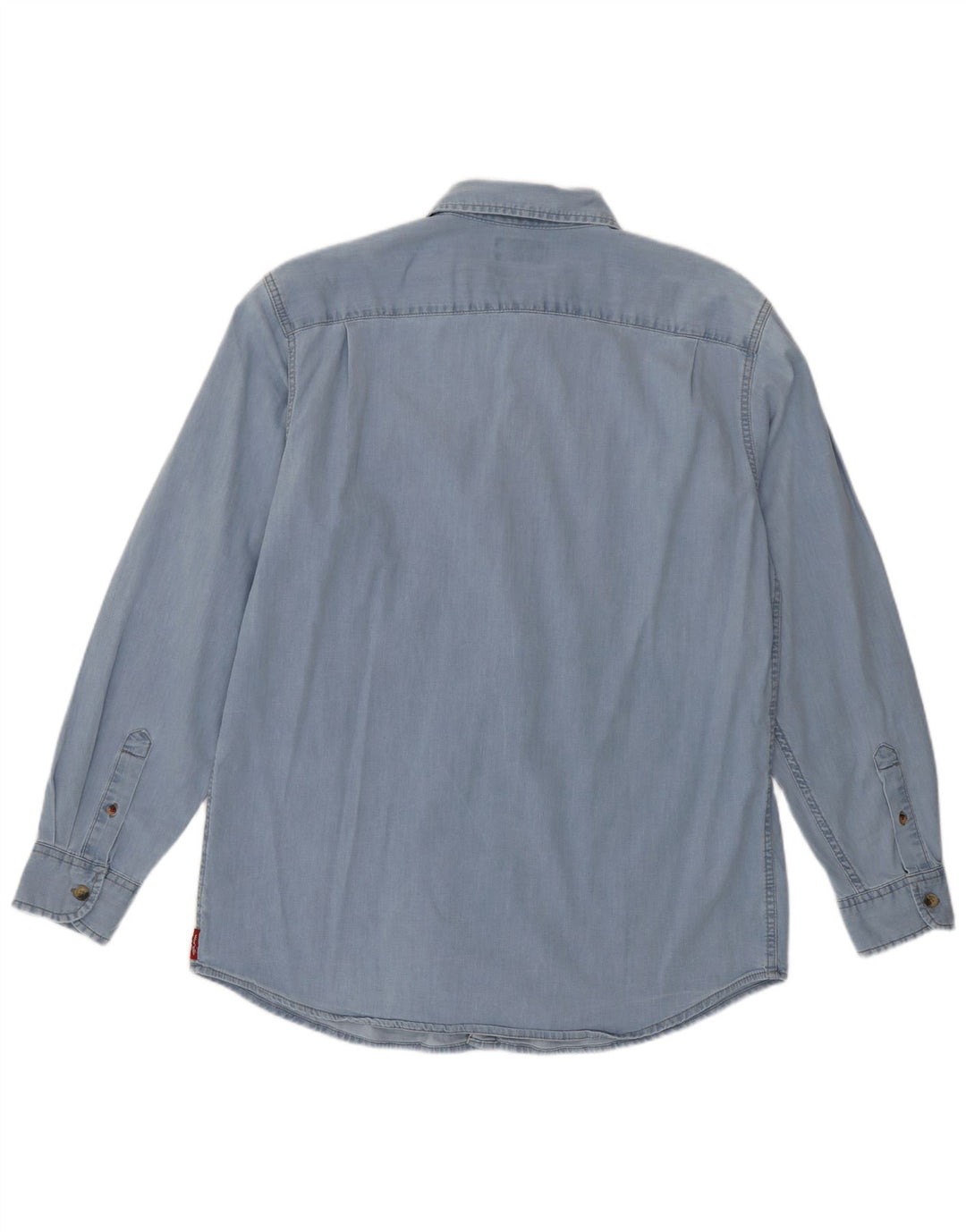 Camicia di jeans da uomo Wrangler grande blu