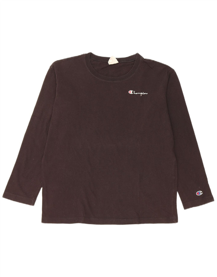 Maglia a maniche lunghe da uomo Champion XS Nera