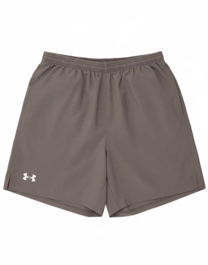 Pantaloncini sportivi Nike da uomo grandi in poliestere grigio