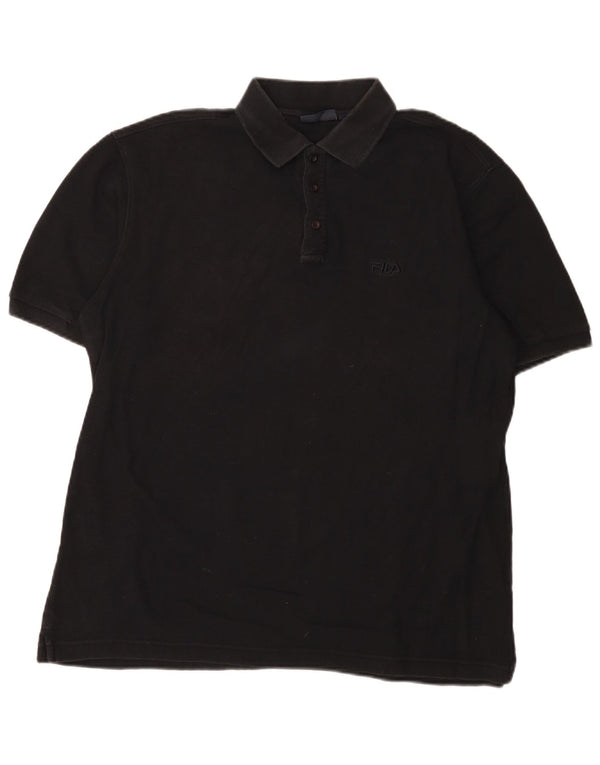 Polo Uomo Fila IT 54 XL Cotone Nero