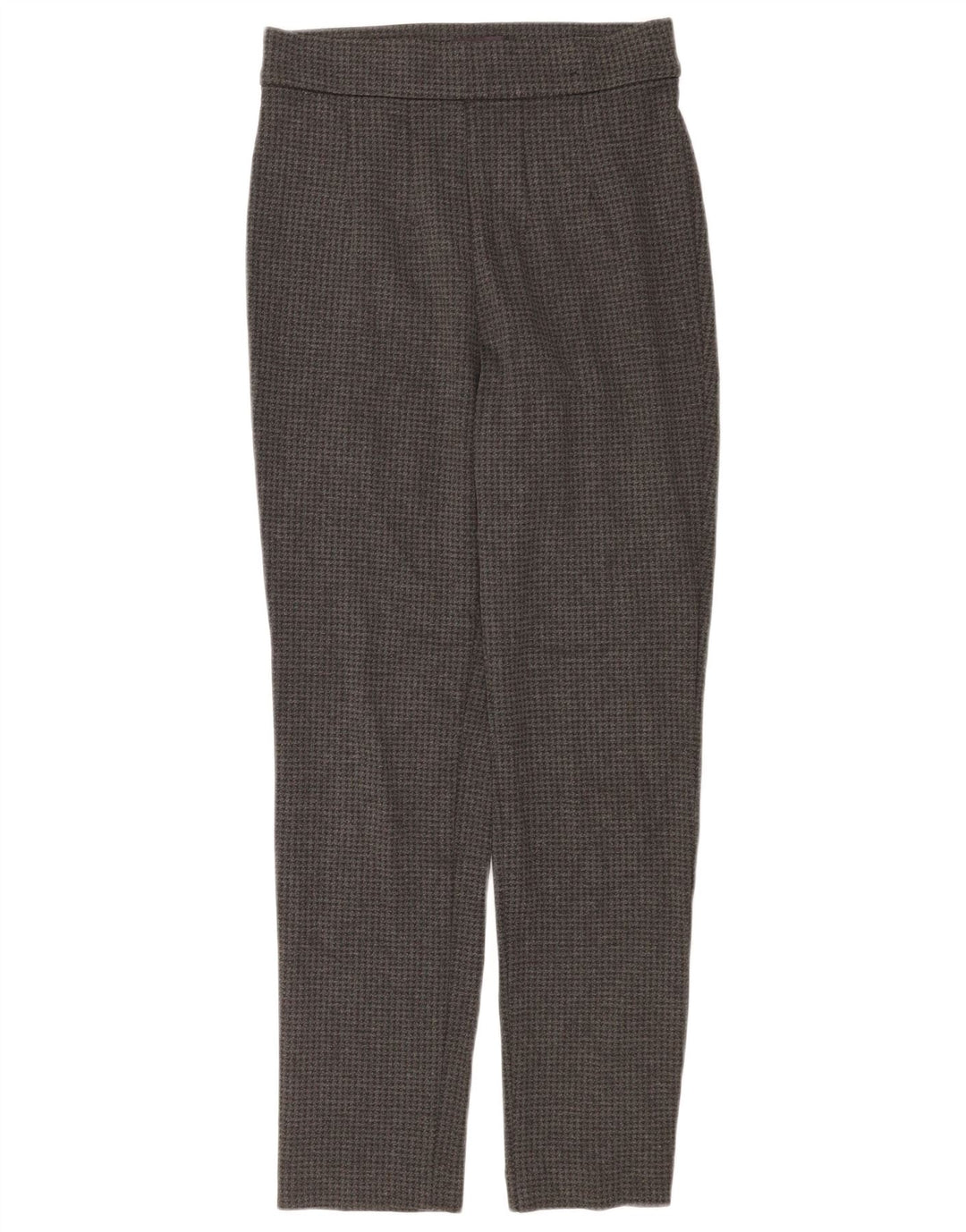 Pantaloni casual da donna Marks & Spencer UK 8 Small W26 L28 Pied de poule grigio