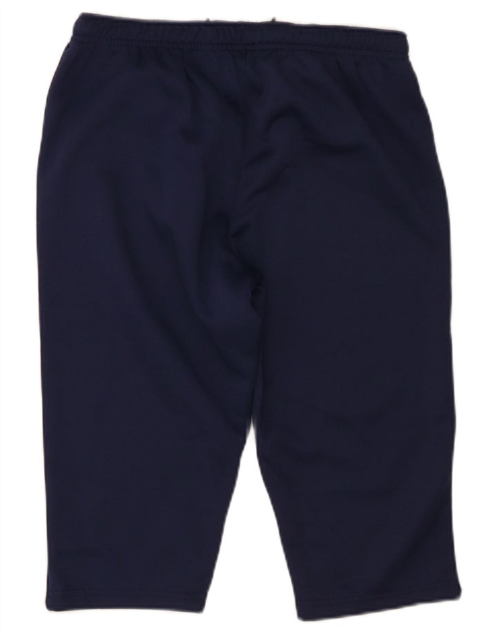Pantaloncini sportivi Bermuda Kappa da ragazzo 11-12 anni in poliestere blu navy