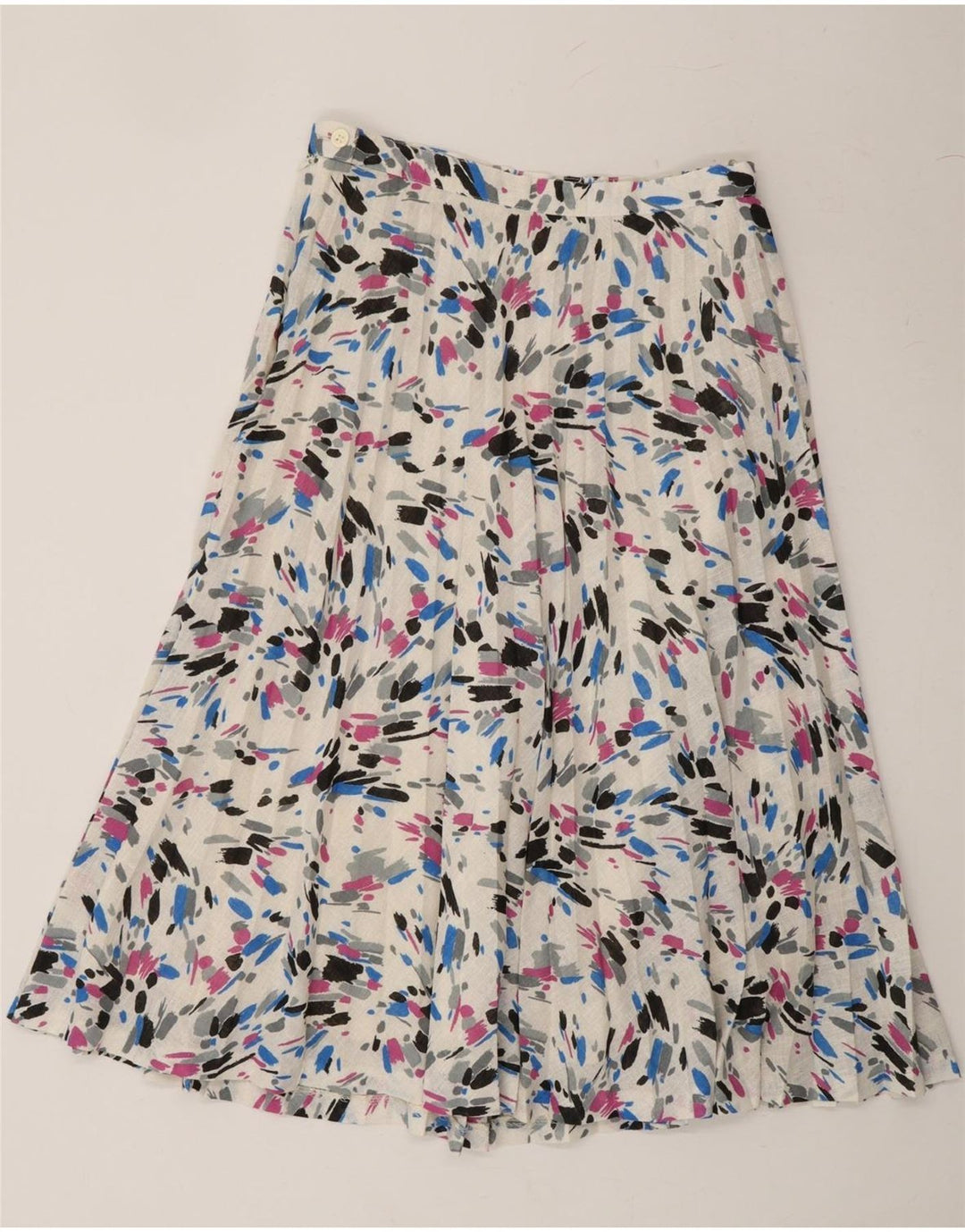 VINTAGE Womens Abstract Pattern A-Line Skirt W28 Medium Multicoloured Vintage Vintage and Second-Hand Vintage from Messina Hembry 