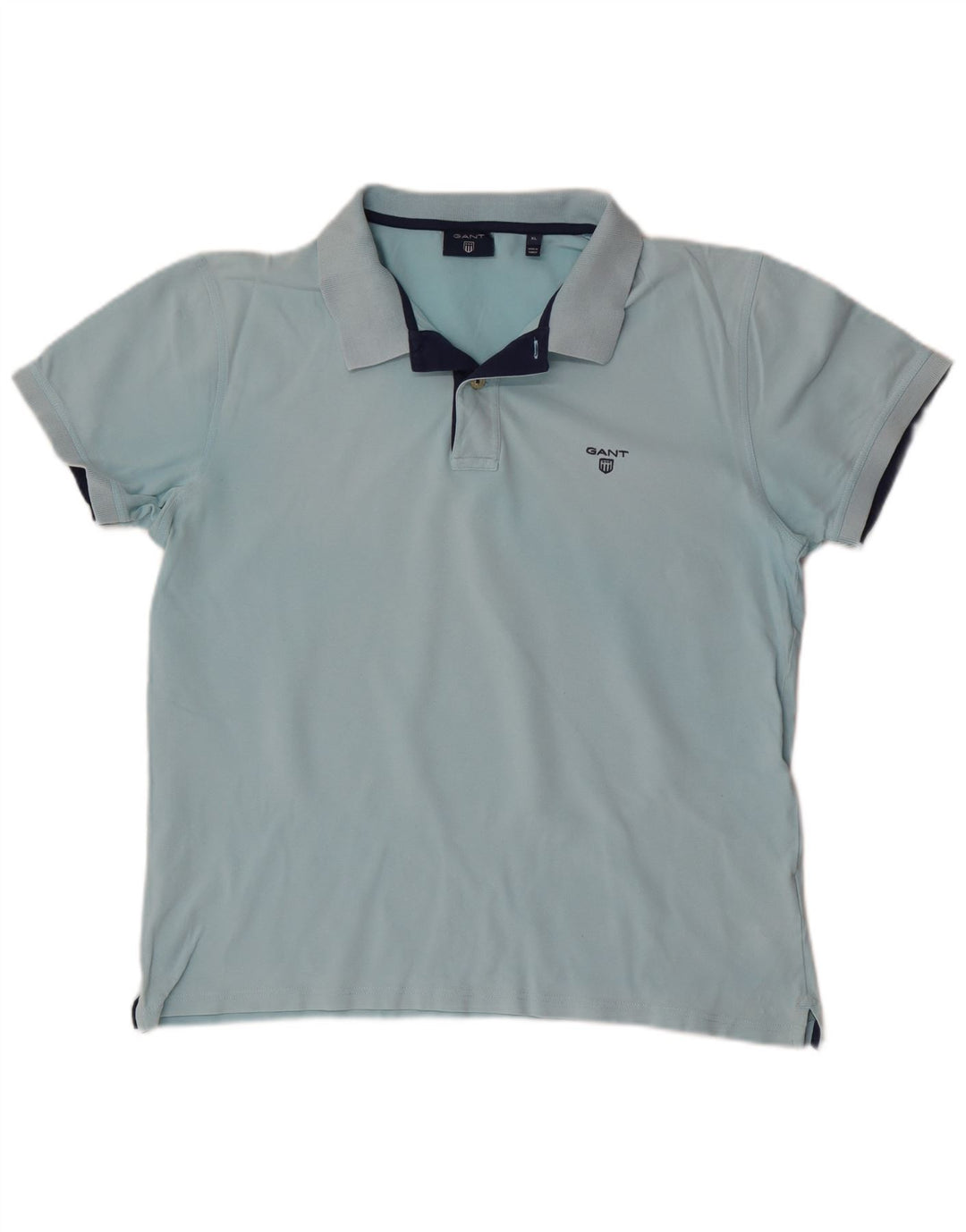 Polo da uomo Gant XL in cotone blu