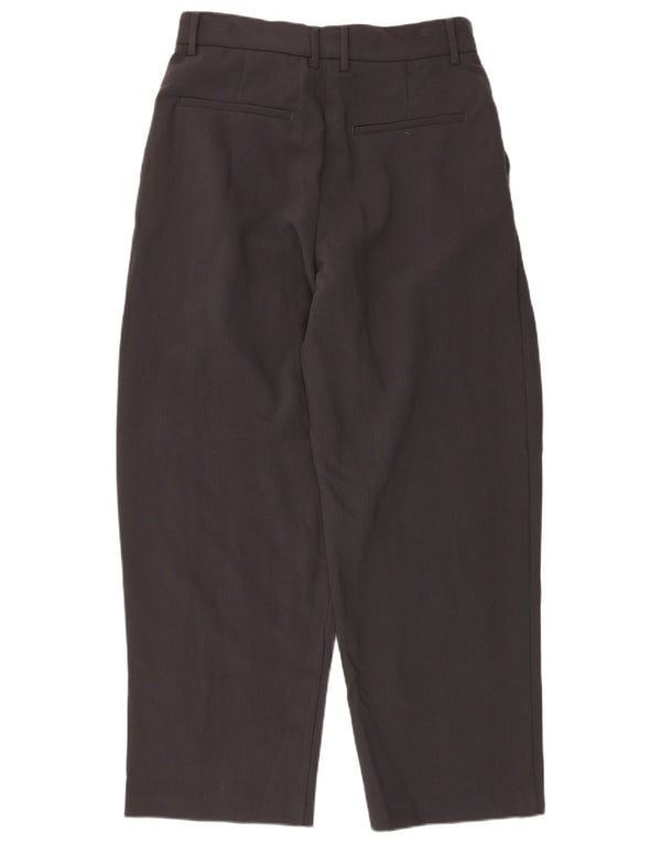 Pantaloni chino con pegging a vita alta da uomo Zara EU 38 Small W30 L29 Grigio