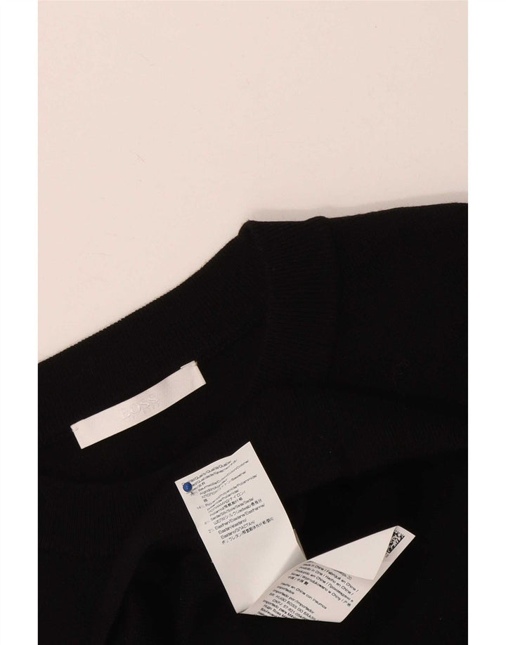 Abito a trapezio da donna Hugo Boss UK 6 XS cotone nero