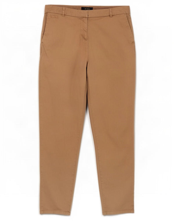 Pantaloni chino slim da donna Marks & Spencer UK 12 medi W30 L29 Beige