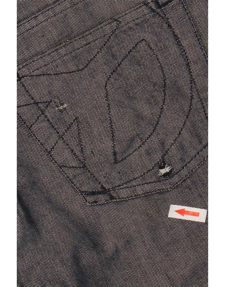 Jeans dritti da donna Moschino W30 L30 Grigi