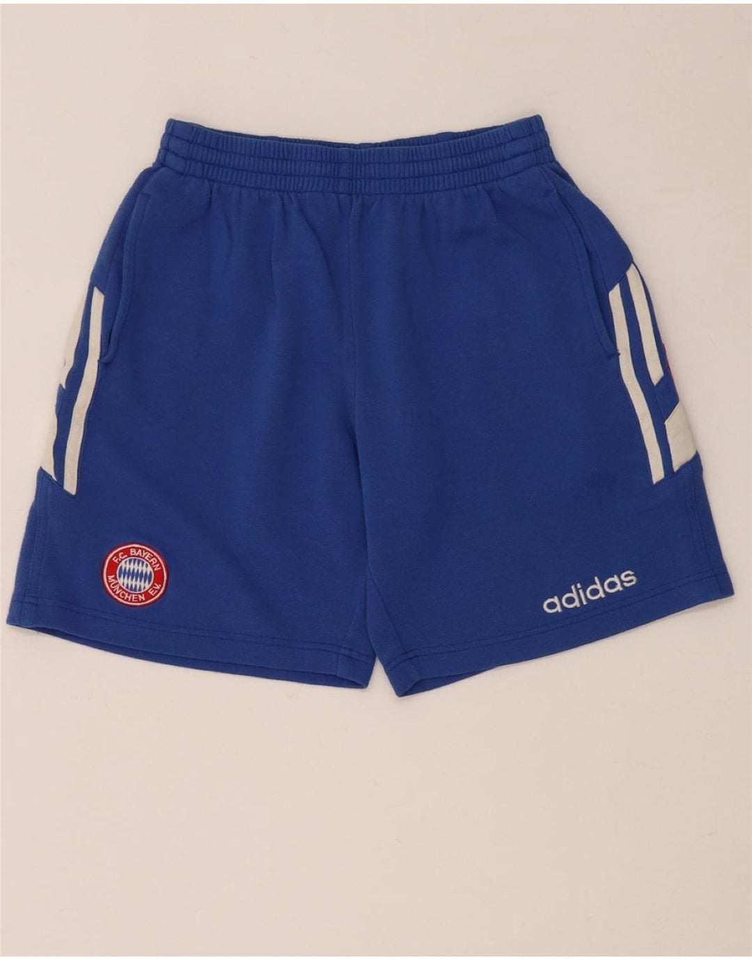 Pantaloncini sportivi ADIDAS da ragazzo FC Bayern Munchen 15-16 anni Blu Colourblock