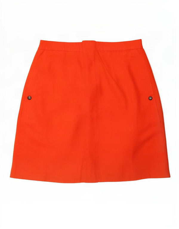 Minigonna vintage da donna media W28 rossa