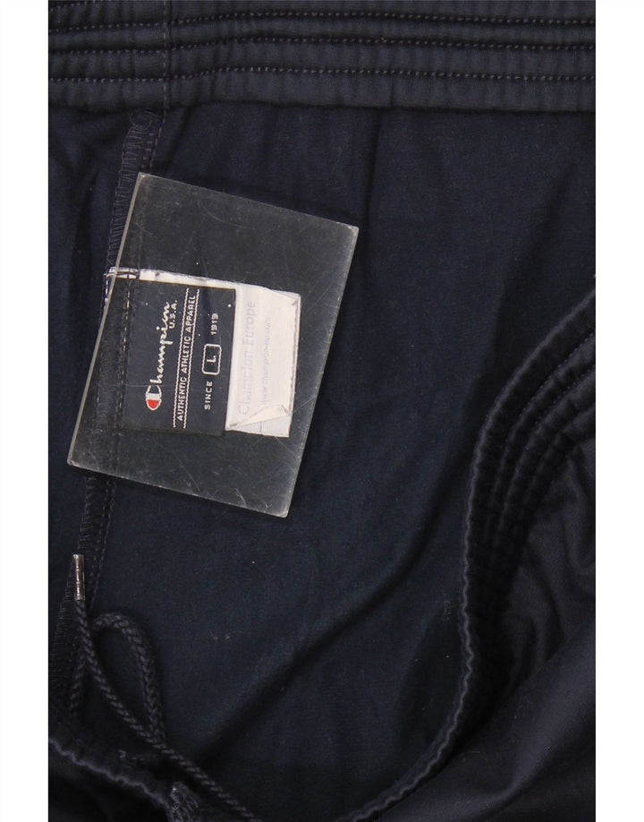 Pantaloni da tuta da uomo Champion Large in poliestere blu navy