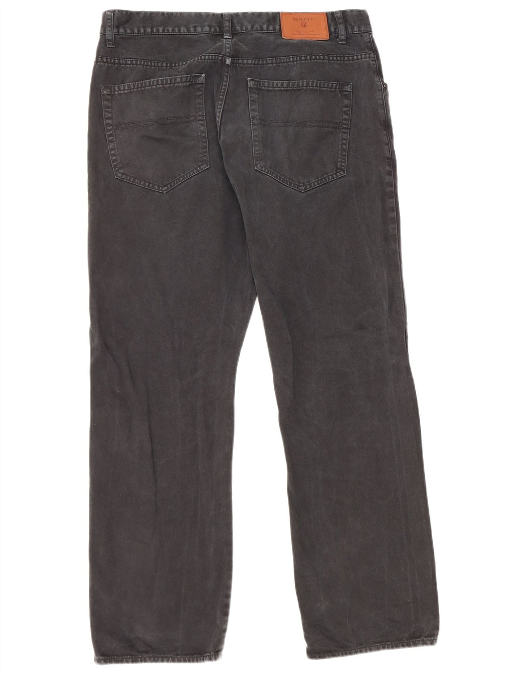 Jeans dritti da uomo Gant W34 L30 cotone nero