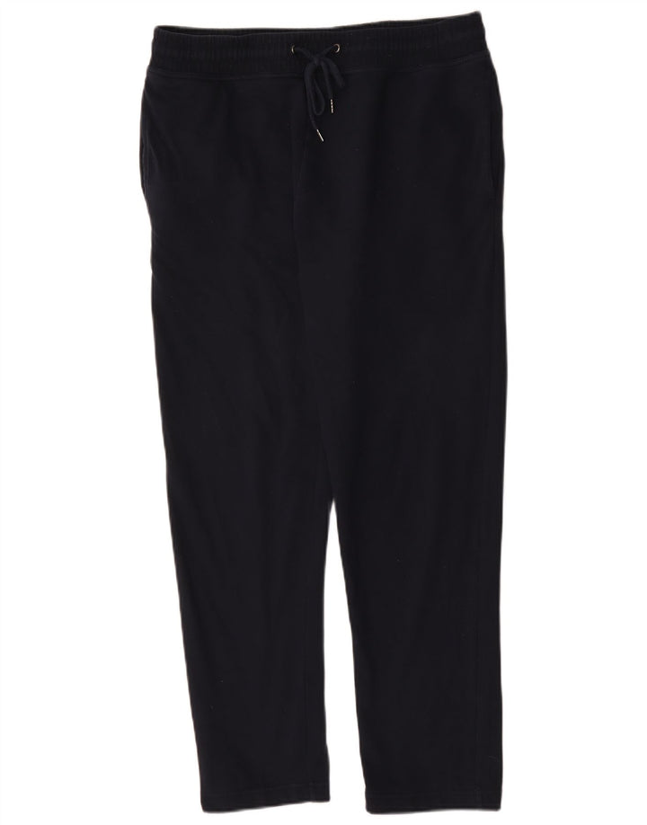 Pantaloni da tuta da donna Marks & Spencer UK 14 cotone blu navy medio