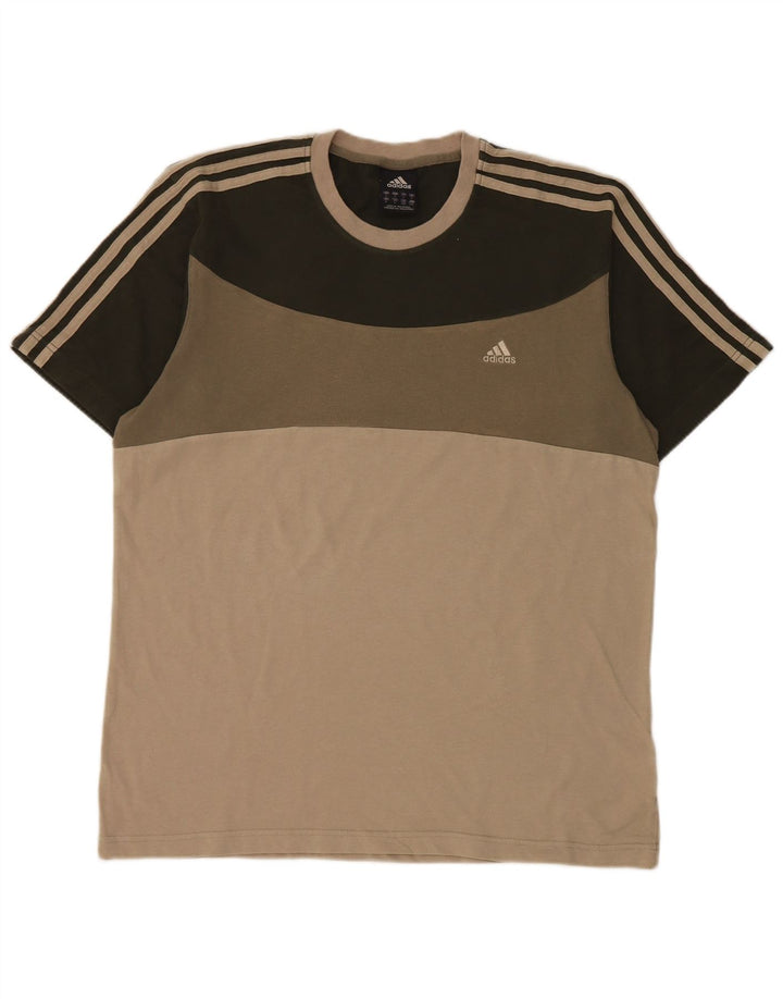 T-shirt da uomo Adidas Top Large color kaki