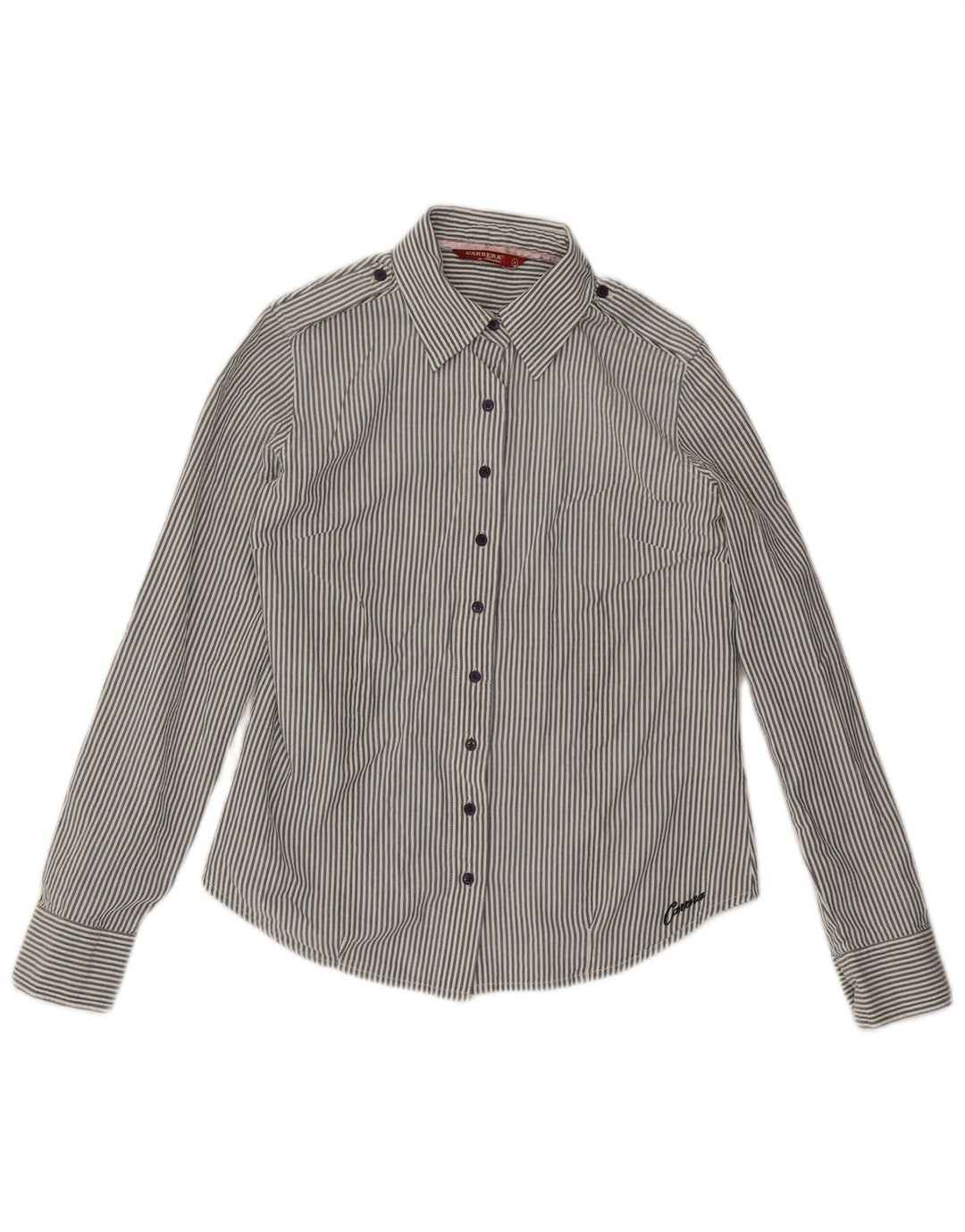 Camicia da donna Carrera UK 12 grigio medio a righe