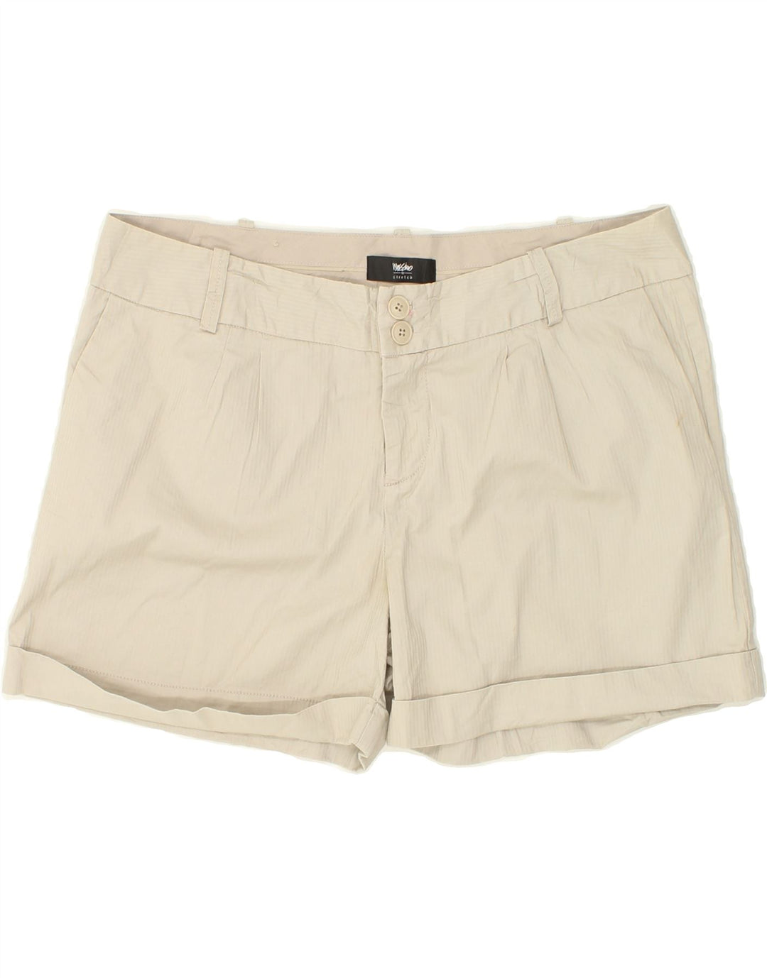 MOSSIMO Womens Stretch Chino Shorts US 14 XL W36 Beige Vintage Mossimo and Second-Hand Mossimo from Messina Hembry 