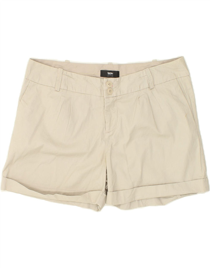 MOSSIMO Womens Stretch Chino Shorts US 14 XL W36 Beige Vintage Mossimo and Second-Hand Mossimo from Messina Hembry 
