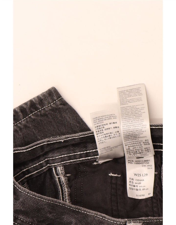 Jeans Levi's da donna cargo affusolati W25 L26 cotone grigio