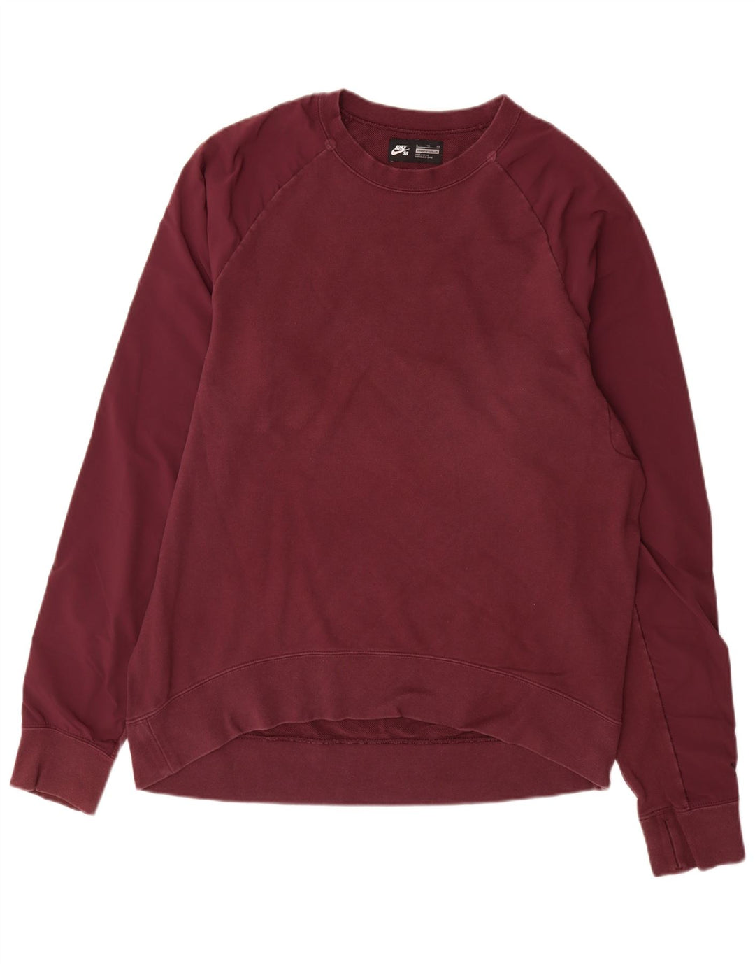 Felpa Nike Uomo Maglione XL Borgogna Cotone