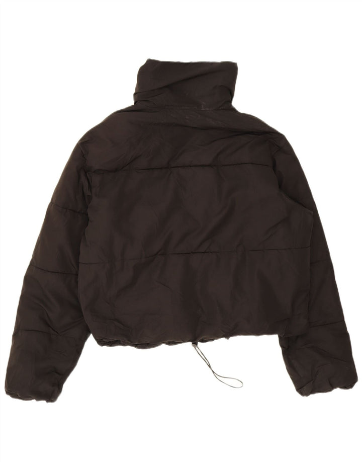 Giacca imbottita oversize corta da donna Zara UK 6 XS poliestere nero