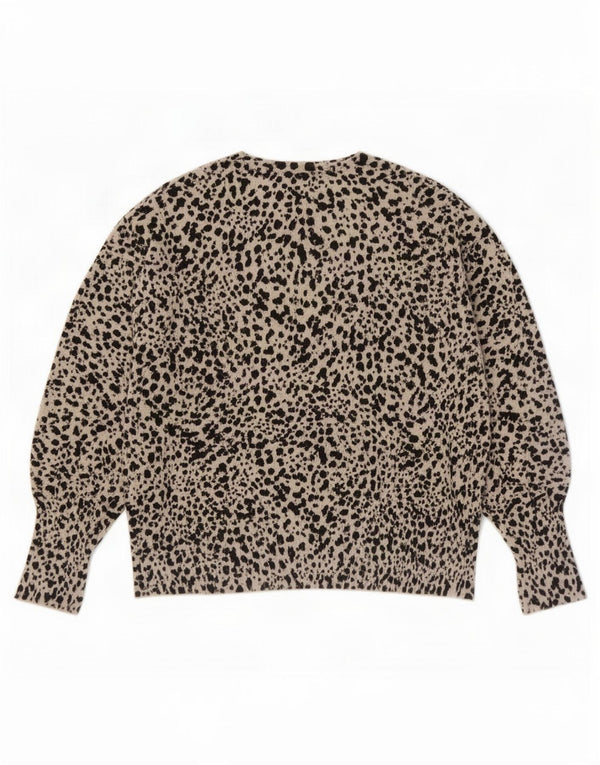 Maglione maglione con scollo a barca da donna Marks & Spencer UK 20 2XL Beige