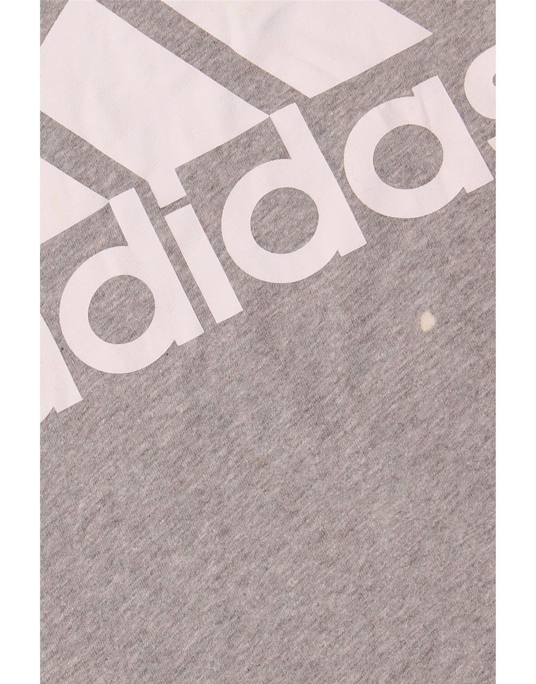 T-shirt grafica da donna Adidas Top UK 12 cotone grigio medio