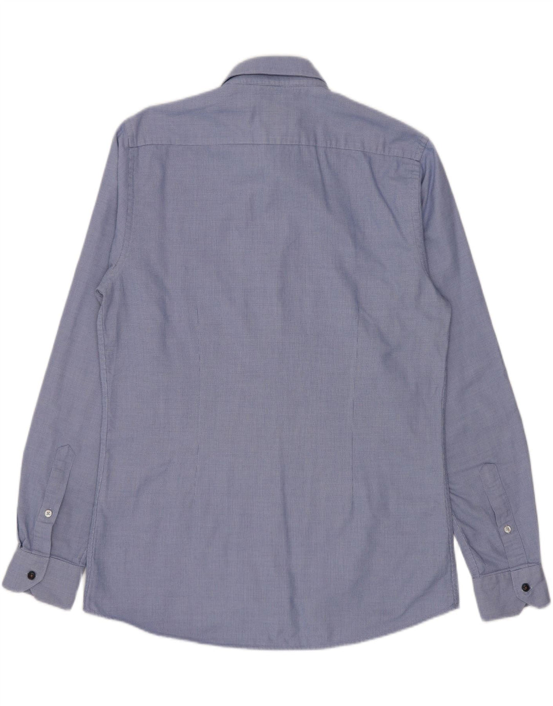 Camicia ZARA Uomo Slim Fit Cotone Blu Medio