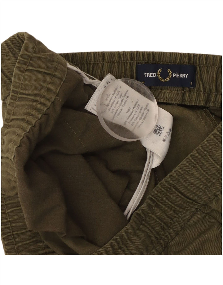 Pantaloncini sportivi da uomo Fred Perry grandi in poliestere verde