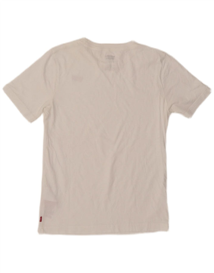 T-shirt LEVI'S per ragazzi 13-14 anni in cotone bianco