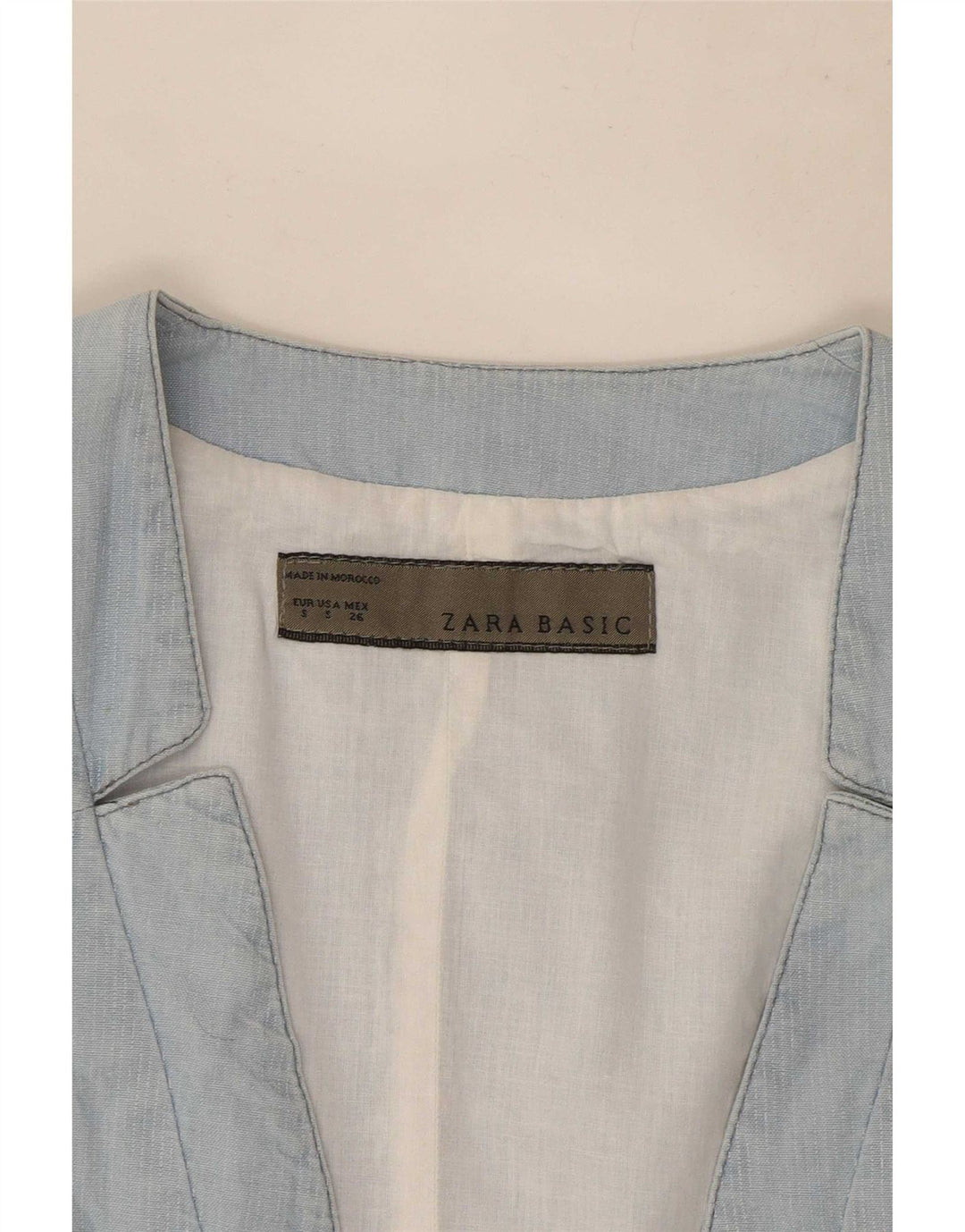 Gilet Zara da donna OPEN UK 10 piccolo blu