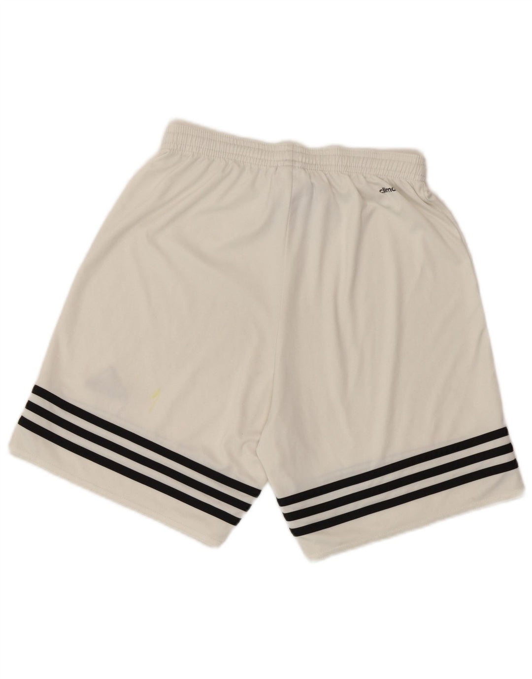 Pantaloncini sportivi Adidas Climalite da uomo piccoli in poliestere bianco