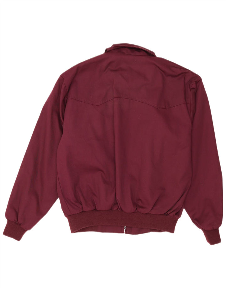 Giubbotto bomber da uomo Relco UK 40 Large Bordeaux Poliestere