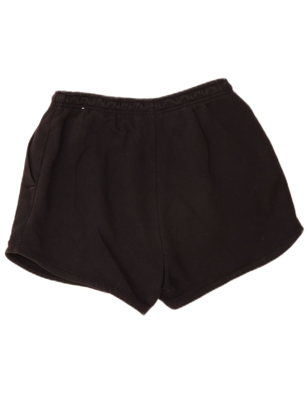 Pantaloncini sportivi NIKE da donna, vestibilità ampia, UK 12, cotone nero medio